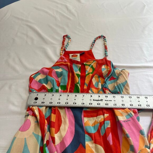 Farm Rio Cutout Retro Boho Hippie Jumpsuit Size XS Read Description - Picture 4 of 9